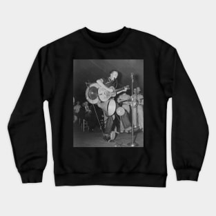 One Man Band, 1938. Vintage Photo Crewneck Sweatshirt